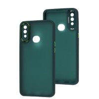 Чохол для Samsung Galaxy A10s (A107) Luxury Metal Lens зелений