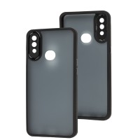 Чохол Samsung Galaxy A10s (A107) Luxury Metal Lens чорний
