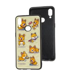Чохол для Samsung Galaxy A10s (A107) Wave Majesty funny corgi / pink sand
