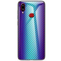 Чохол для Samsung Galaxy A10s (A107) Twist glass "блакитний"