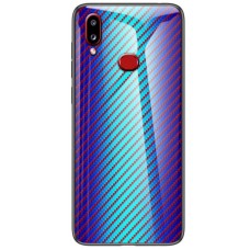 Чохол для Samsung Galaxy A10s (A107) Twist glass "блакитний"