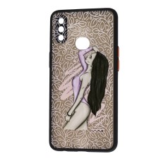 Чохол для Samsung Galaxy A10s (A107) Wave Cartoon black dress