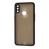 Чохол Samsung Galaxy A10s (A107) LikGus Totu camera protect чорний / червоний