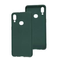 Чехол для Samsung Galaxy A10s (A107) Candy зеленый / forest green