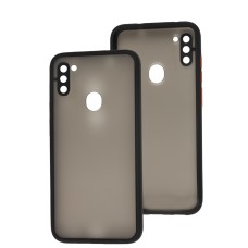 Чехол для Samsung Galaxy A11 / M11 LikGus Totu camera protect черный / красный