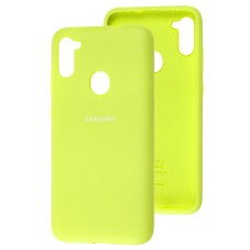 Чохол Samsung Galaxy A11 / M11 Silicone Full лимонний