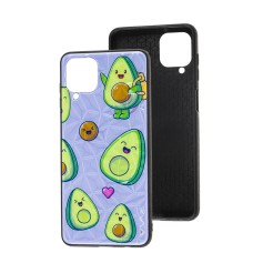 Чехол для Samsung Galaxy A12 / M12 Wave Majesty avocado / light purple