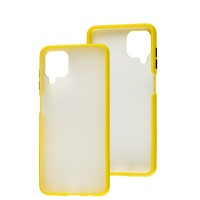 Чохол Samsung Galaxy A12 (A125) LikGus Maxshield жовтий