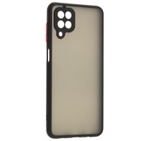 Чохол Samsung Galaxy A12 (A125) LikGus Totu camera protect чорний / червоний