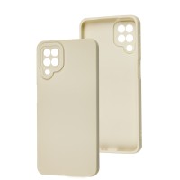Чохол Samsung Galaxy A12 (A125) / M12 (M127) Matte Lux молочний