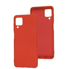 Чехол для Samsung Galaxy A12 (A125) Wave colorful red