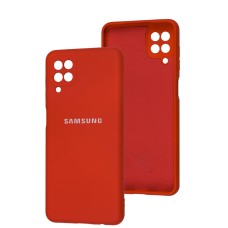 Чохол Samsung Galaxy A12 / M12 Full camera червоний