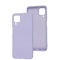 Чехол для Samsung Galaxy A12 (A125) Wave colorful light purple
