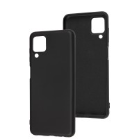 Чохол Samsung Galaxy A12 / M12 Lime silicon no logo black