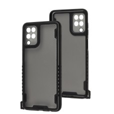 Чохол Samsung Galaxy A12/M12 Carbon strap black