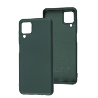 Чехол для Samsung Galaxy A12 (A125) Wave colorful forest green