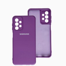 Чохол Samsung Galaxy A13 (A135) Silicone Full camera фіолетовий / purple