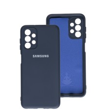 Чохол Samsung Galaxy A13 (A135) Silicone Full camera синій / midnight blue