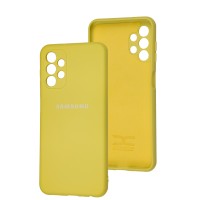 Чохол Samsung Galaxy A13 (A135) / A32 5G Full camera лимонний