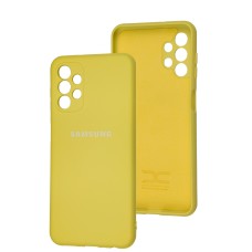 Чохол Samsung Galaxy A13 (A135) / A32 5G Full camera лимонний