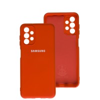 Чохол Samsung Galaxy A13 (A135) Silicone Full camera червоний