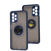 Чохол Samsung Galaxy A13 LikGus Edging Ring синій