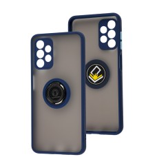 Чохол Samsung Galaxy A13 LikGus Edging Ring синій