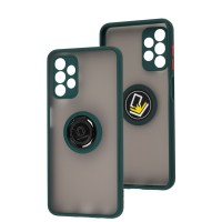 Чохол Samsung Galaxy A13 LikGus Edging Ring оливковий