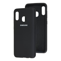 Чохол Samsung Galaxy A20 / A30 Silicone Full чорний