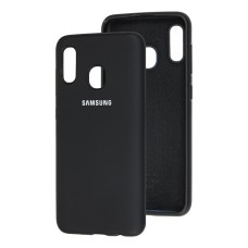 Чохол Samsung Galaxy A20 / A30 Silicone Full чорний