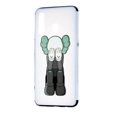 Чохол Samsung Galaxy A20 / A30 print 3D "клоун" білий