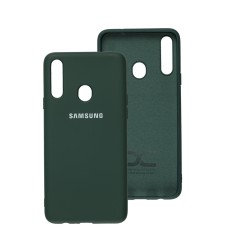 Чохол Samsung Galaxy A20s (A207) Silicone Full зелений / dark green