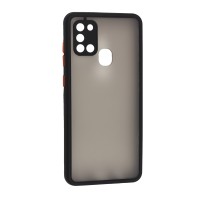 Чохол Samsung Galaxy A21s (A217) LikGus Totu camera protect чорний