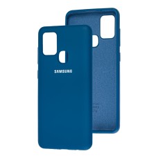 Чохол для Samsung Galaxy A21s (A217) Silicone Full синій