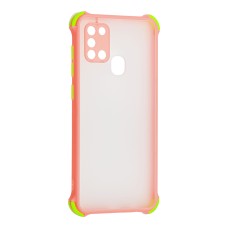 Чохол Samsung Galaxy A21s (A217) LikGus Totu corner protection рожевий