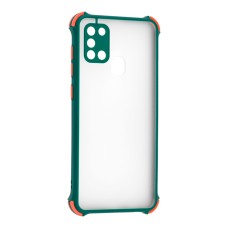Чохол для Samsung Galaxy A21s (A217) LikGus Totu corner protection зелений