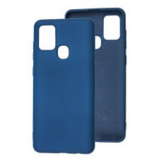 Чохол Samsung Galaxy A21s (A217) Wave colorful синій