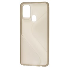 Чохол Samsung Galaxy A21s (A217) силікон хвиля чорний