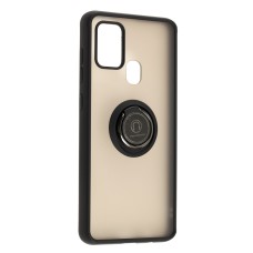 Чохол Samsung Galaxy A21s (A217) LikGus Edging Ring чорний
