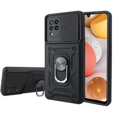Чохол для Samsung Galaxy A22 (A225) Serge Ring Armor ударостійкий чорний
