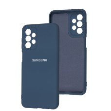 Чохол Samsung Galaxy A23 (A235) Full camera синій / navy blue