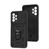 Чохол для Samsung Galaxy A23 (A235) Serge Ring Armor ударостійкий чорний
