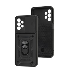 Чохол для Samsung Galaxy A23 (A235) Serge Ring Armor ударостійкий чорний