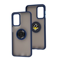 Чохол Samsung Galaxy A23 (A235) LikGus Edging Ring синій