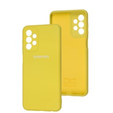 Чохол Samsung Galaxy A23 (A235) Full camera лимонний