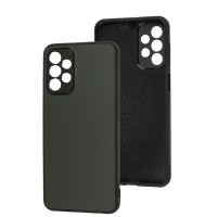 Чохол для Samsung Galaxy A23 (A235) Graphite carbon forest green