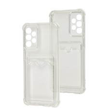 Чохол для Samsung Galaxy A23 (A235) WXD Card Pocket прозорий