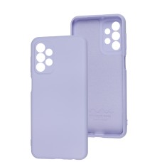 Чохол для Samsung Galaxy A23 (A235) Wave camera colorful light purple