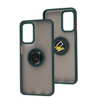 Чохол Samsung Galaxy A23 (A235) LikGus Edging Ring оливковий
