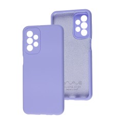 Чохол Samsung Galaxy A23 (A235) Wave camera Full light purple